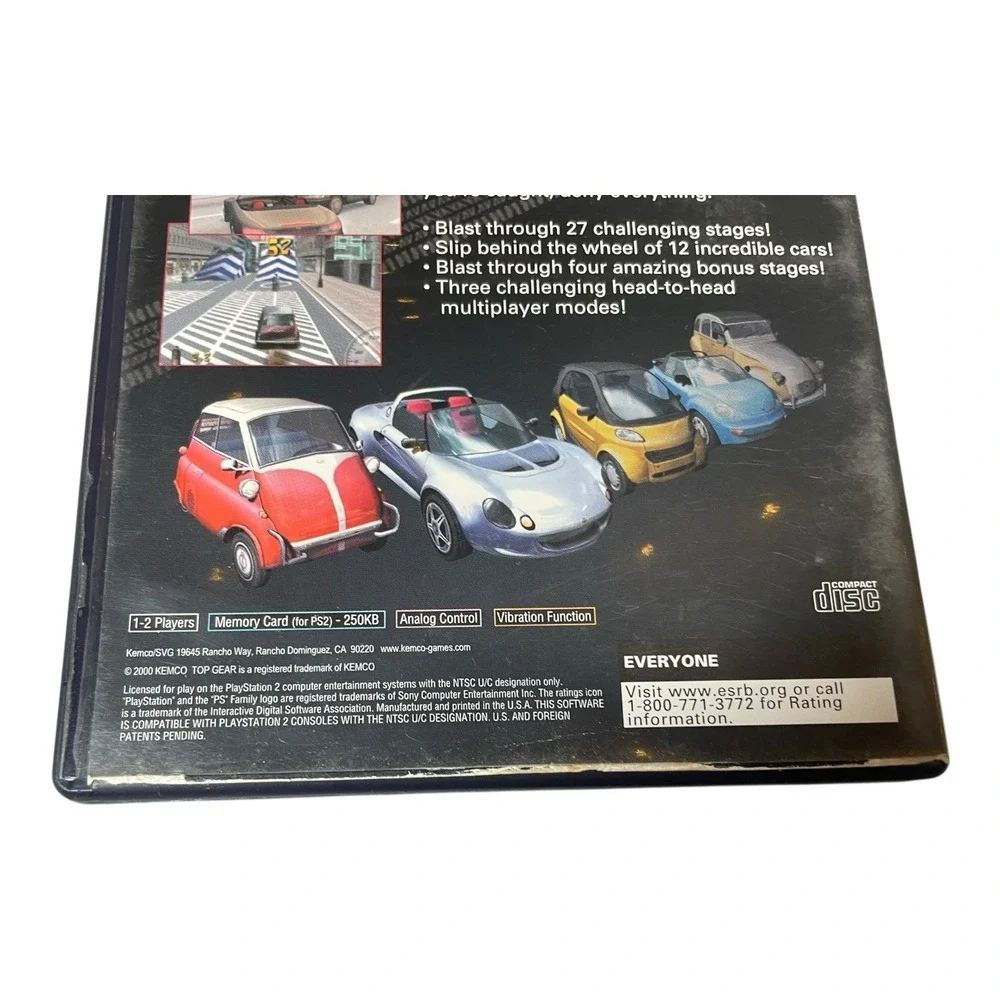 Top Gear Dare Devil Sony PlayStation 2 Video Game